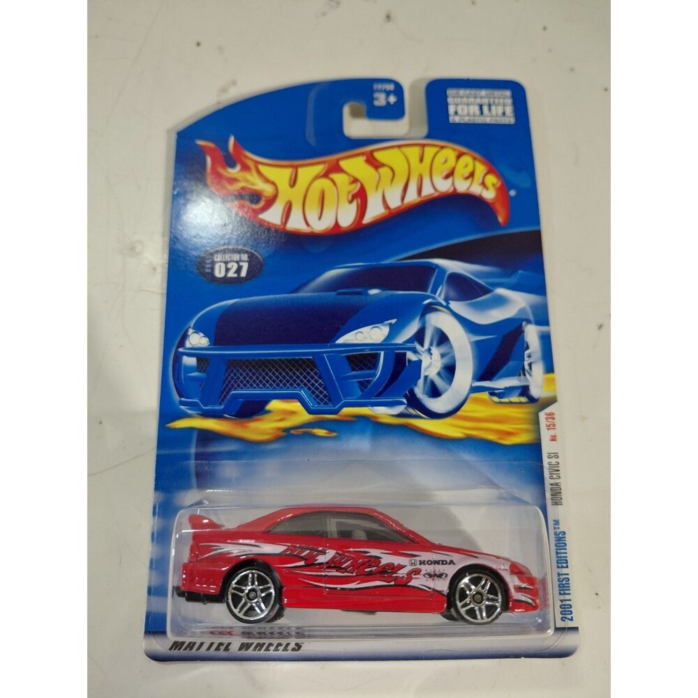 NIP Hot Wheels 2001 First Edition 1:64 Die Cast Honda Civic Tuner Car